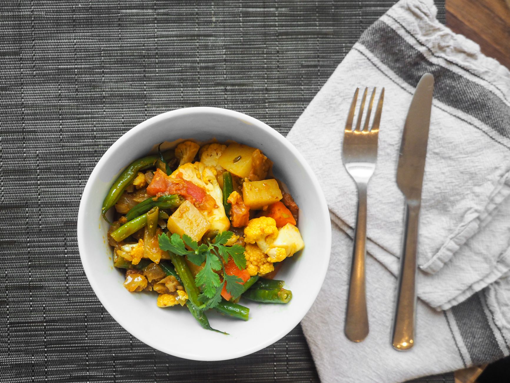 Cauliflower & Tofu Curry