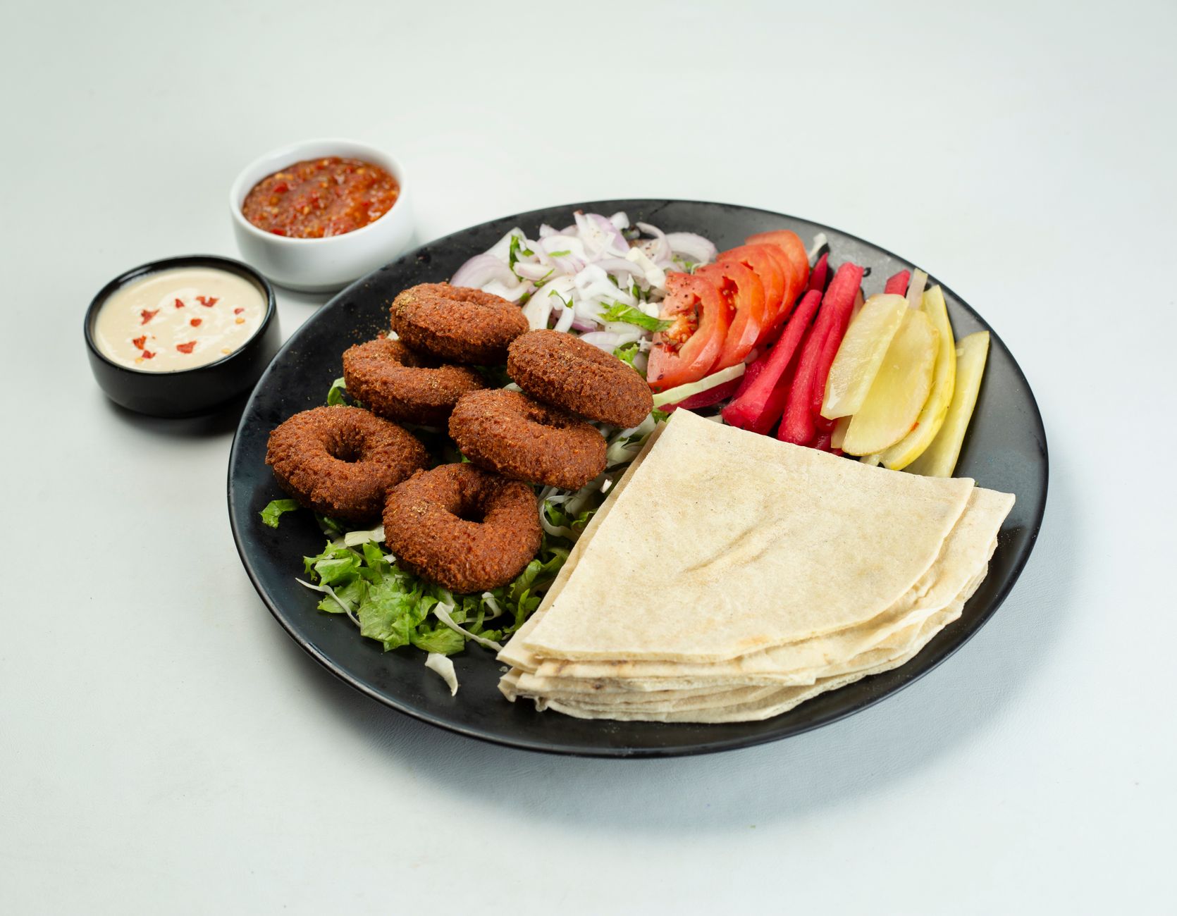 Falafel Pita Sandwich with Tahini Sauce