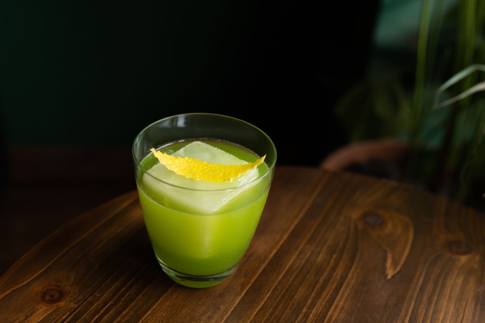 Mezcalita verde cocktail