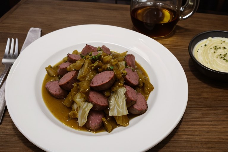 Sheet Pan Roasted Kielbasa and Cabbage Dinner