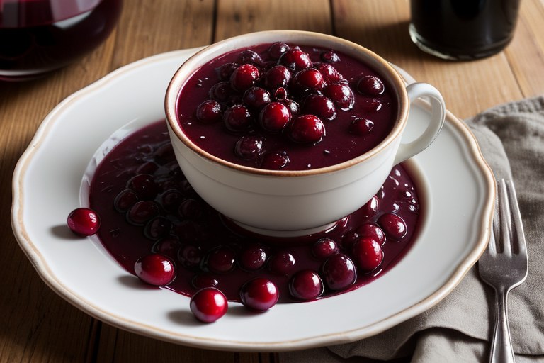 Red Wine Cranberry Sauce