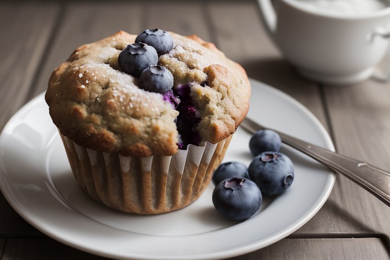 Banana Blueberry Muffins