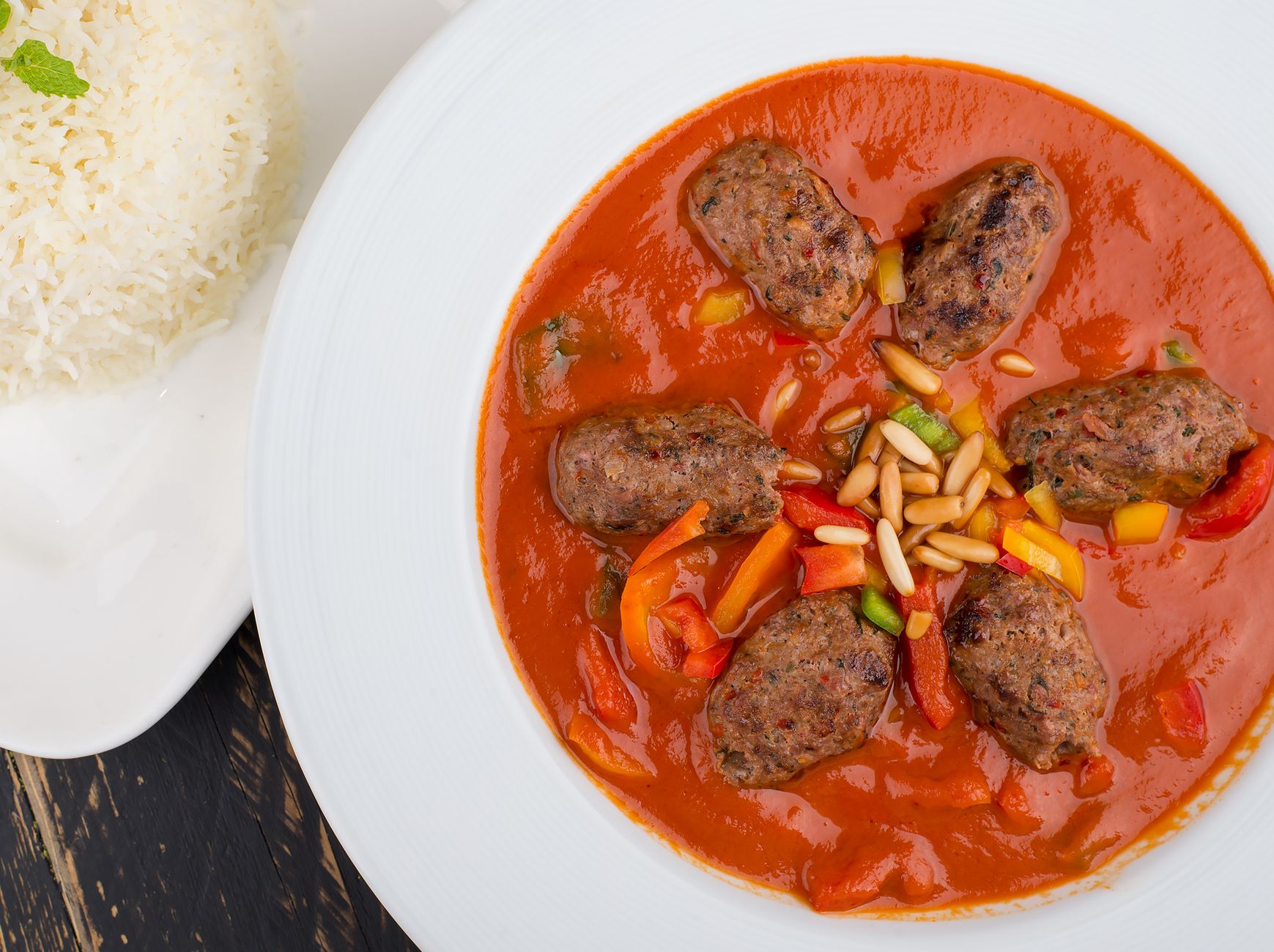Lamb & apricot meatballs