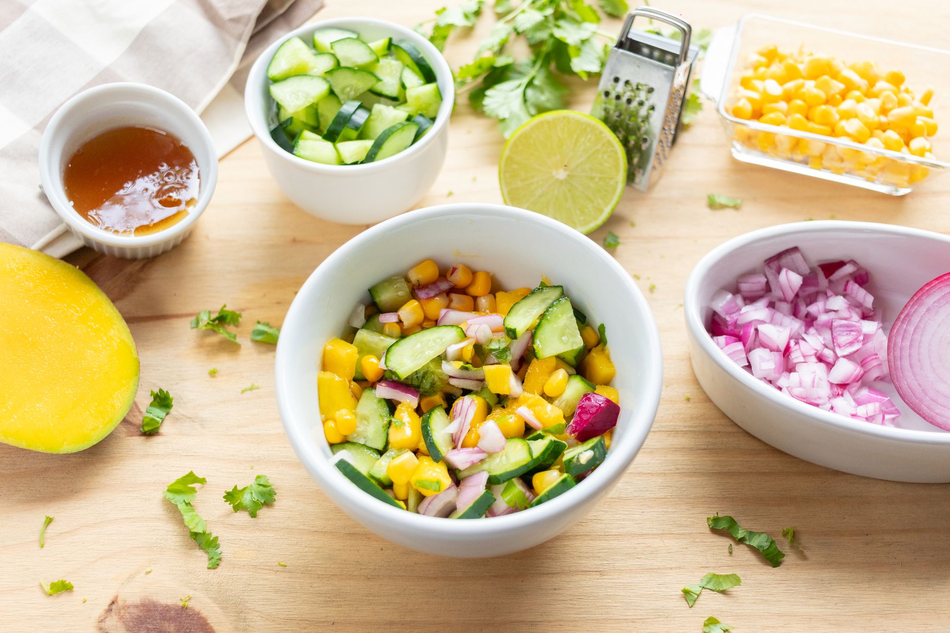 Spicy Mango Salad with Jalapeno