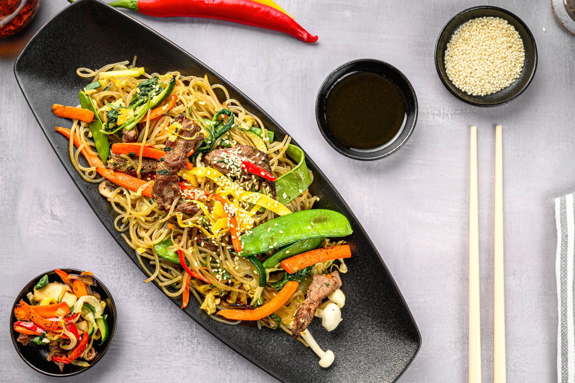 SNAP Challenge: Vegetable Stir Fry with Noodles
