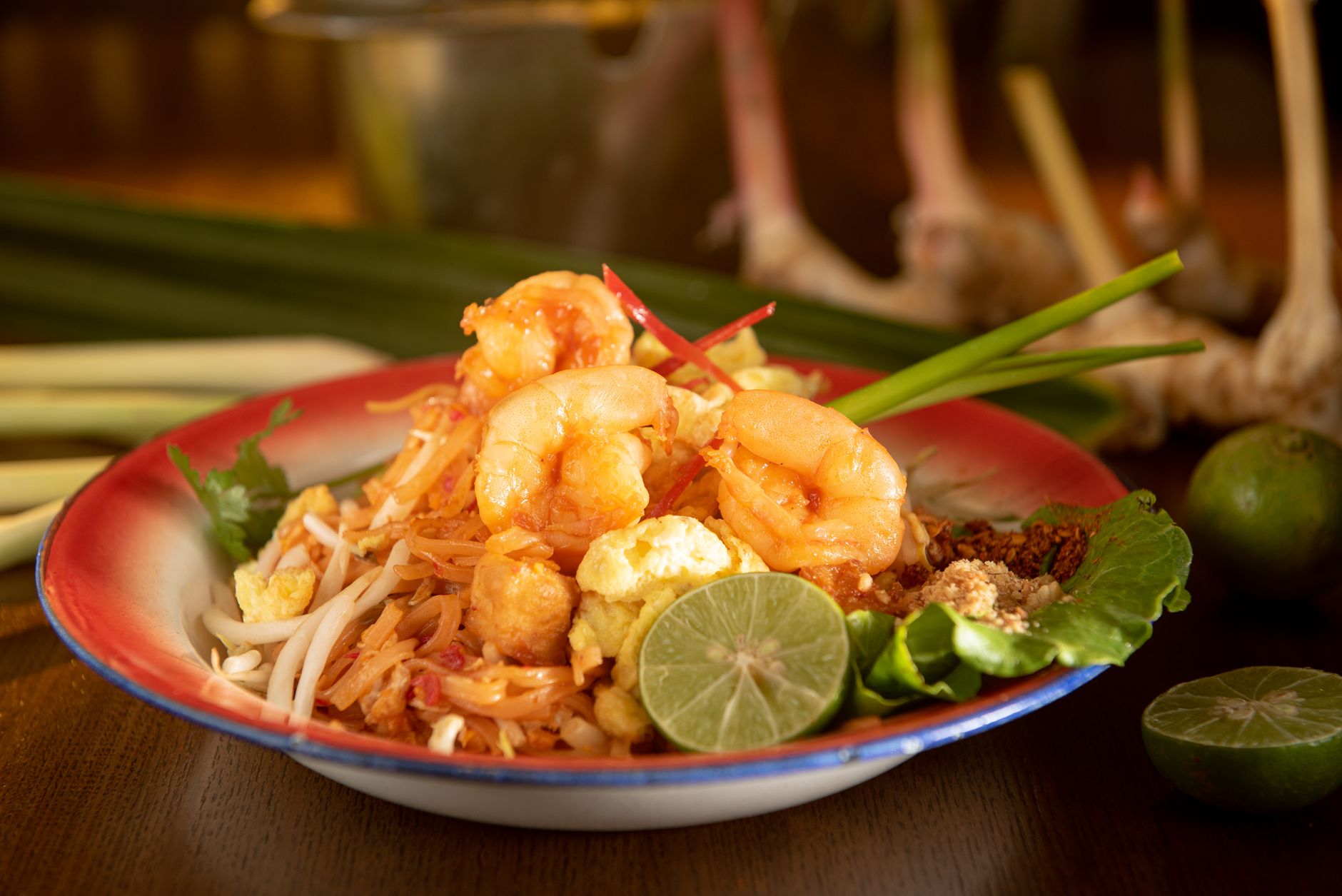Spicy Thai prawn noodles