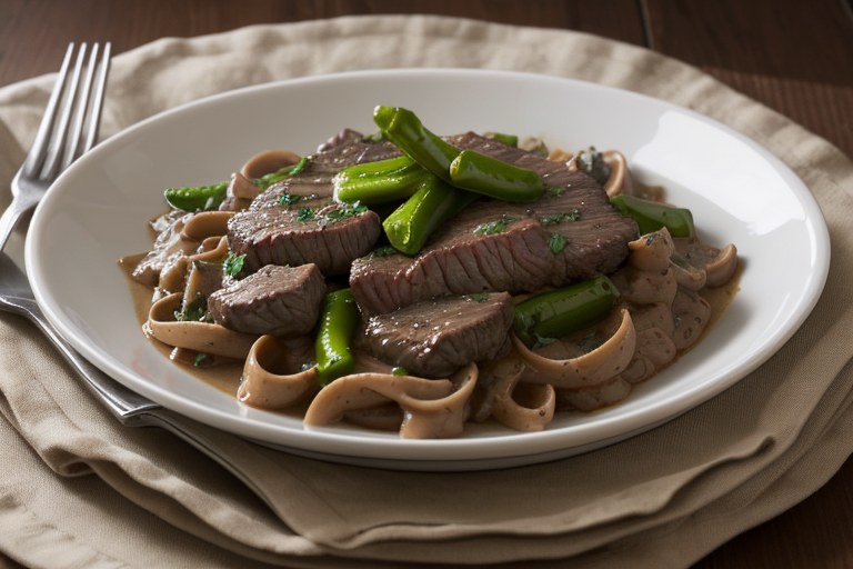Paprika Beef Stroganoff