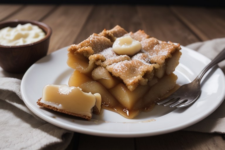 Glazed Apple-Maple Blondies