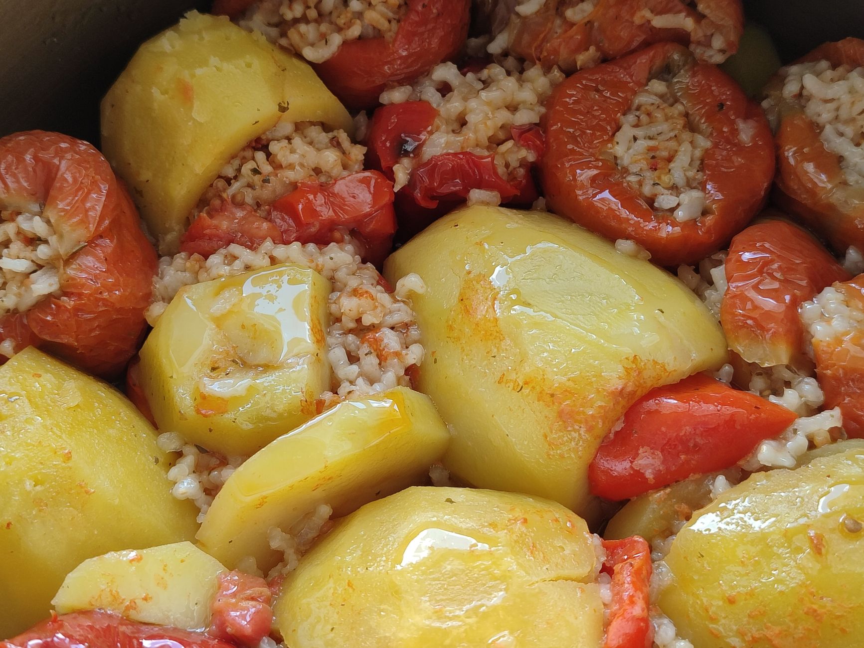 Vegetable Stuffing Bake