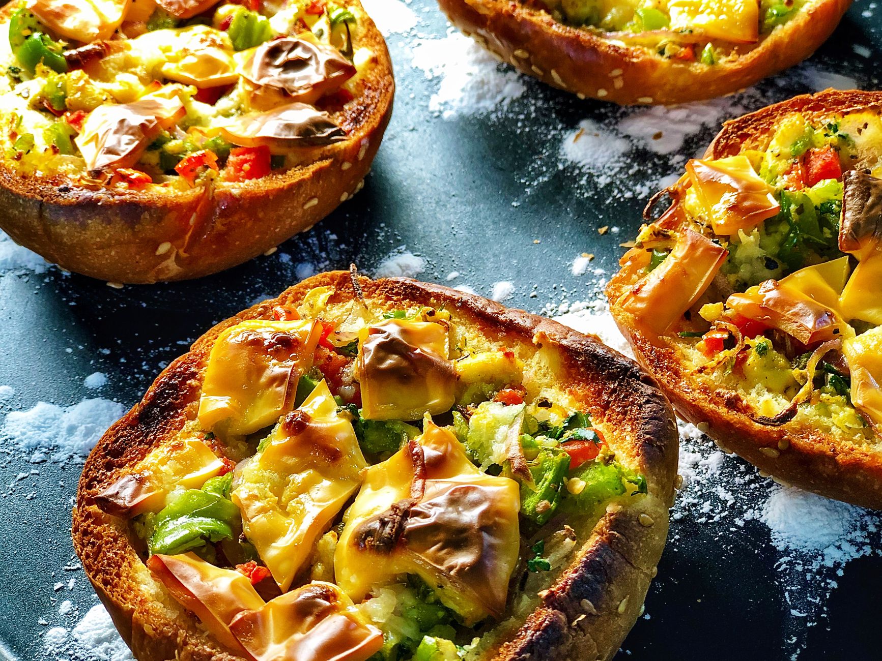Courgette, potato & cheddar bread
