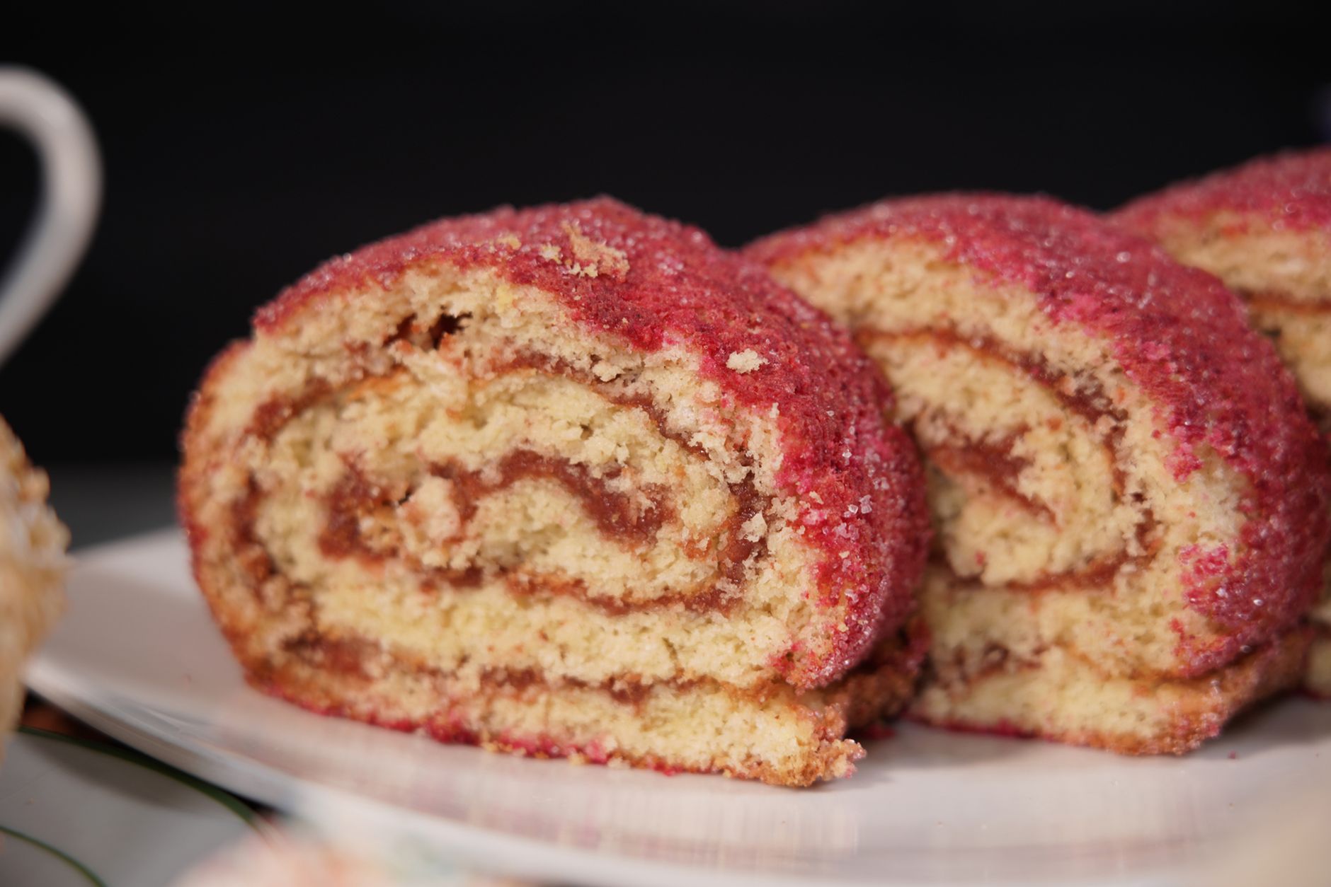 Cranberry Cake Roll