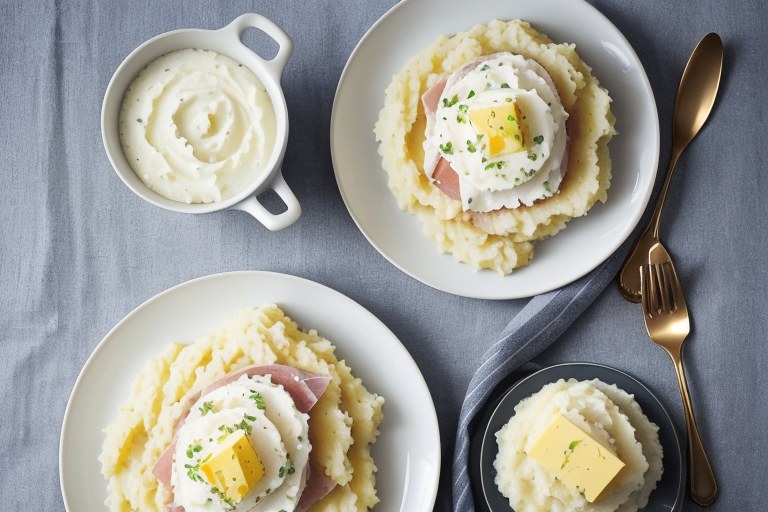 Mashed Potatoes with Ham