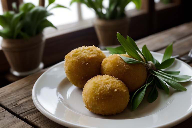 Jamon & wild garlic croquetas