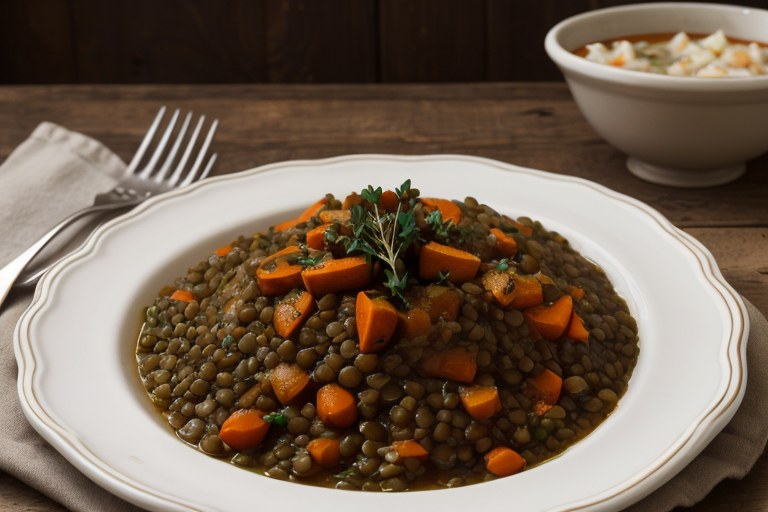 French Lentils With Garlic and Thyme