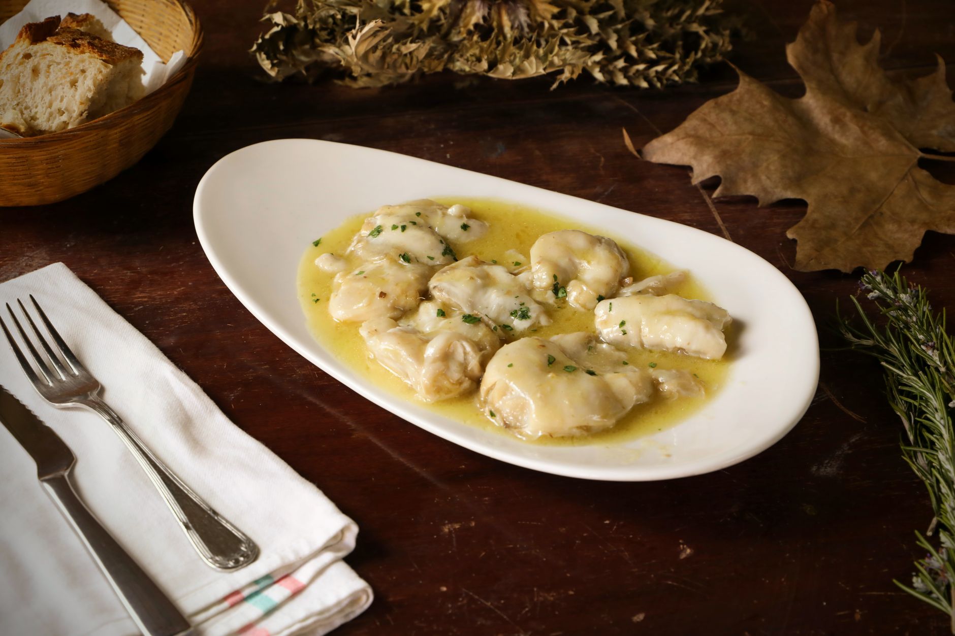 Sole in Herbed Butter