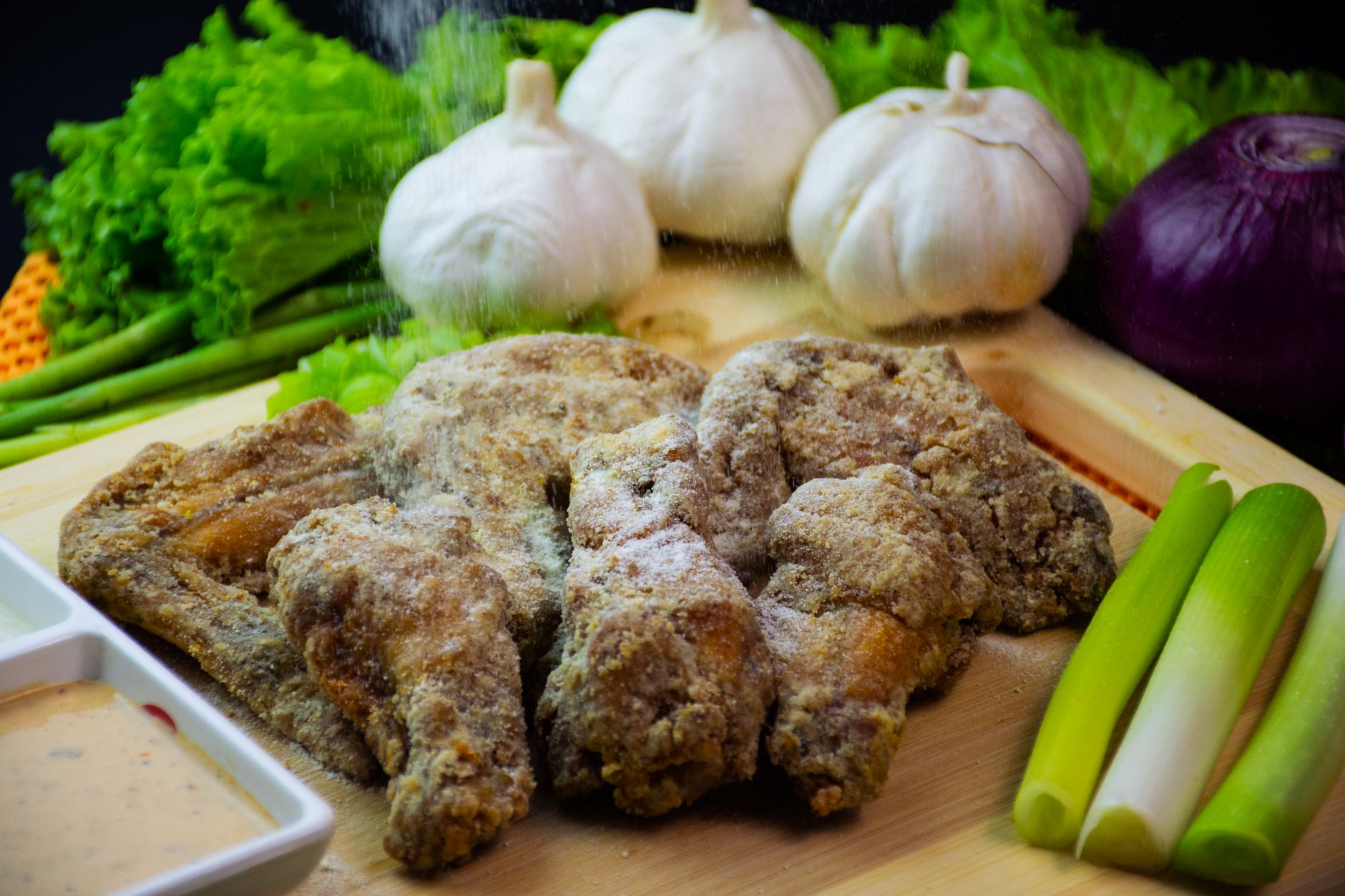 Chicken with Garlic Sauce