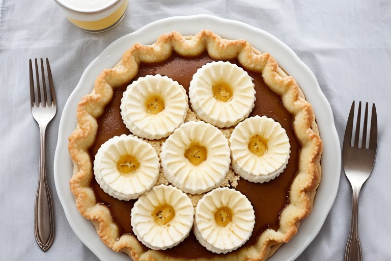 Bananas Foster Pie
