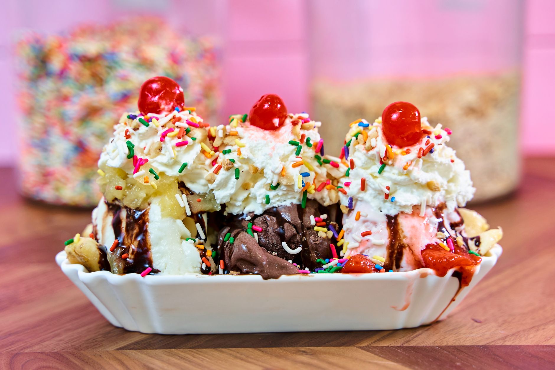 Banana Split Brownies