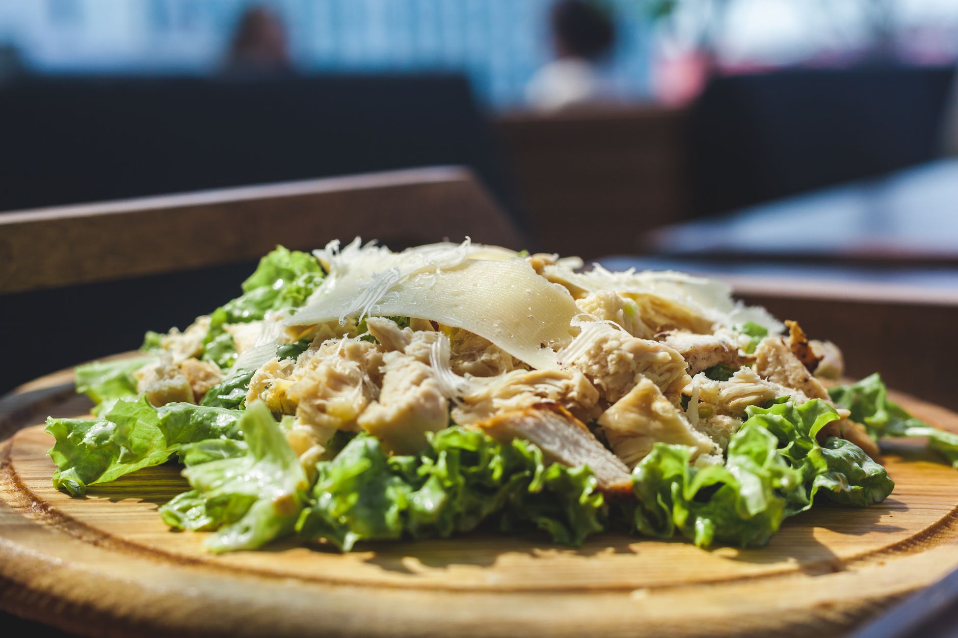 Kale Chicken Caesar Wraps