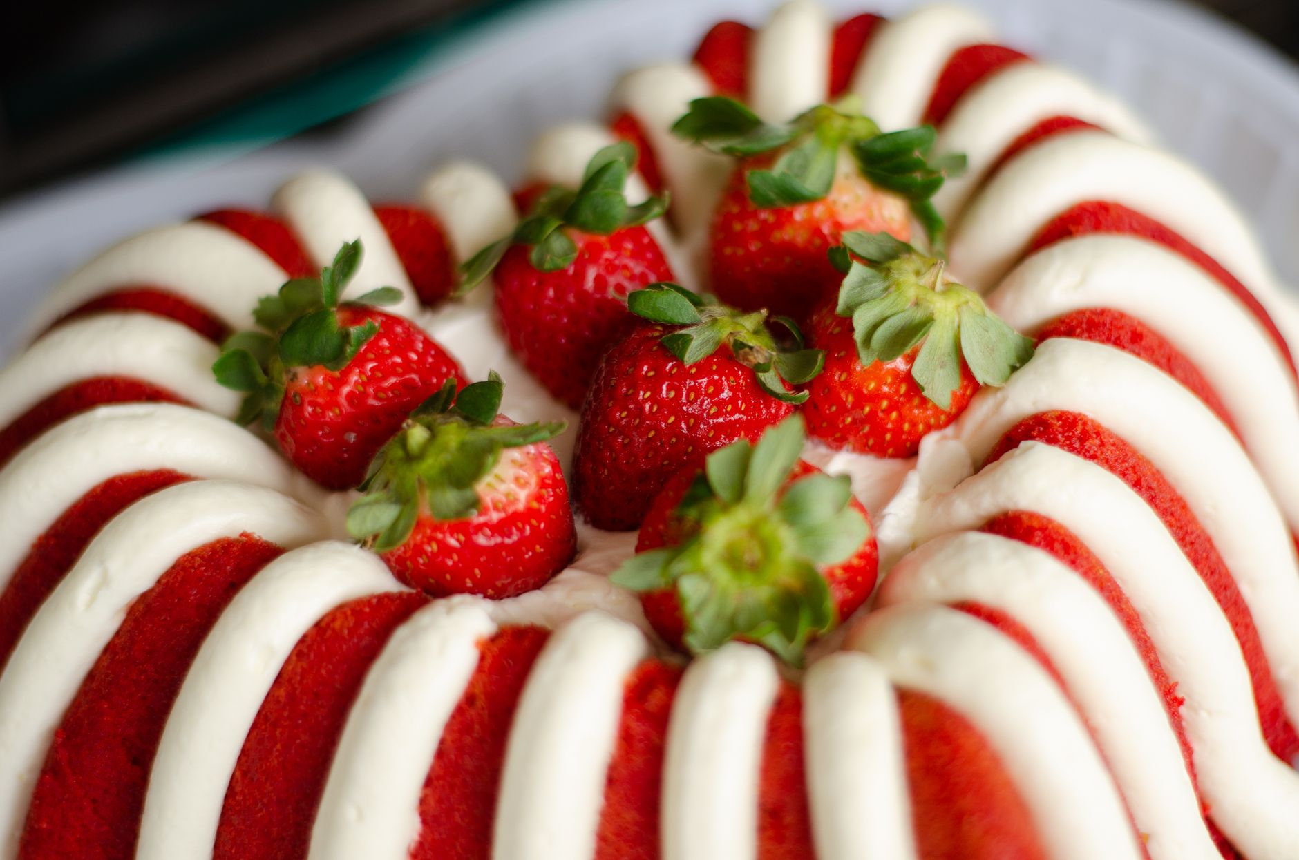 Strawberry Cream Cheese Pound Cake