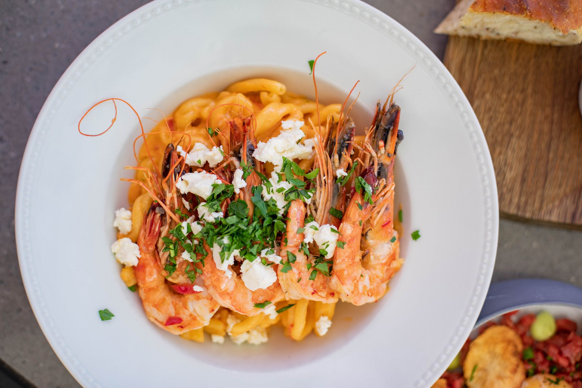 Shrimp with Tomatoes & Feta