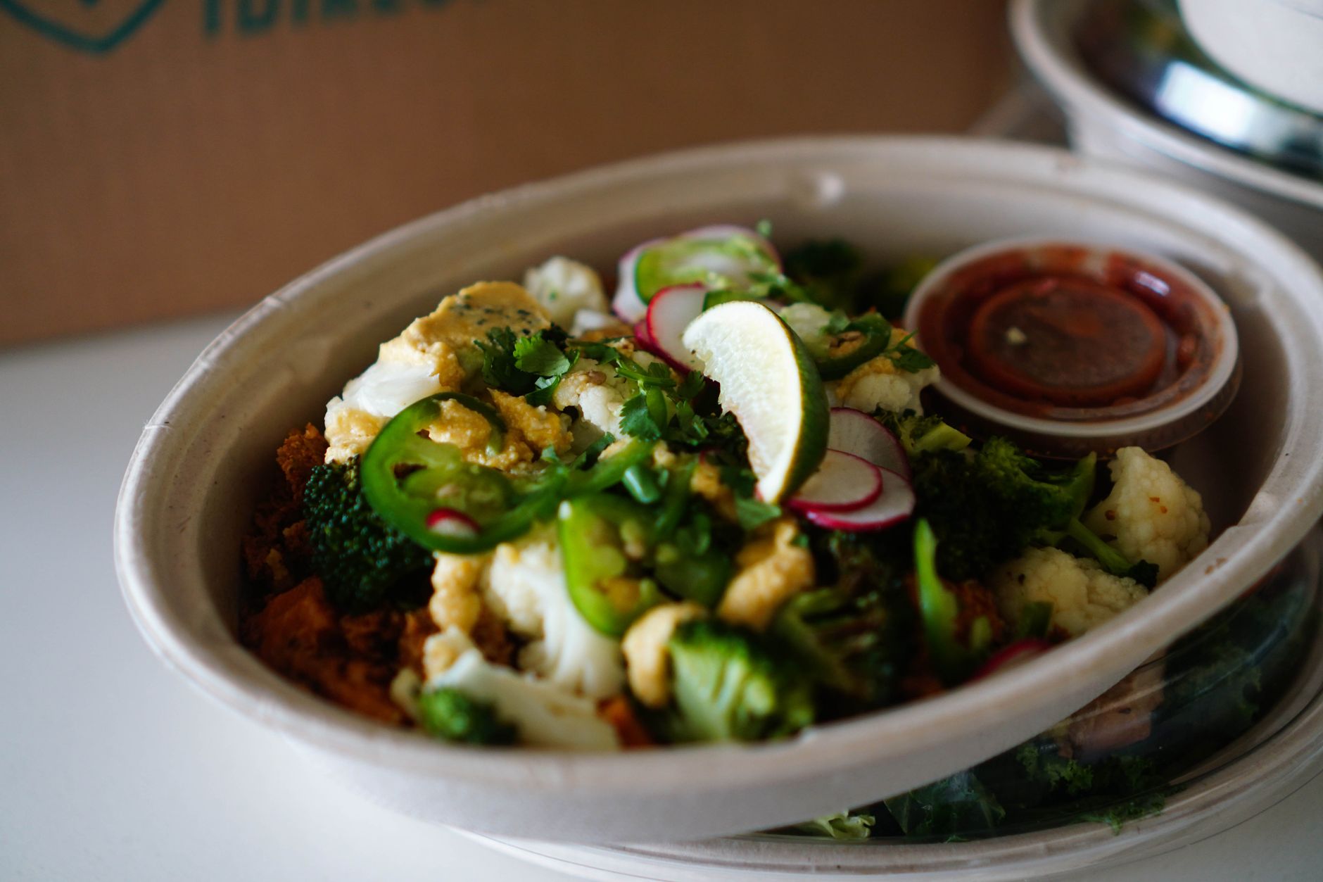 Cauliflower Broccoli Salad