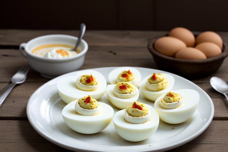 Sriracha Deviled Eggs