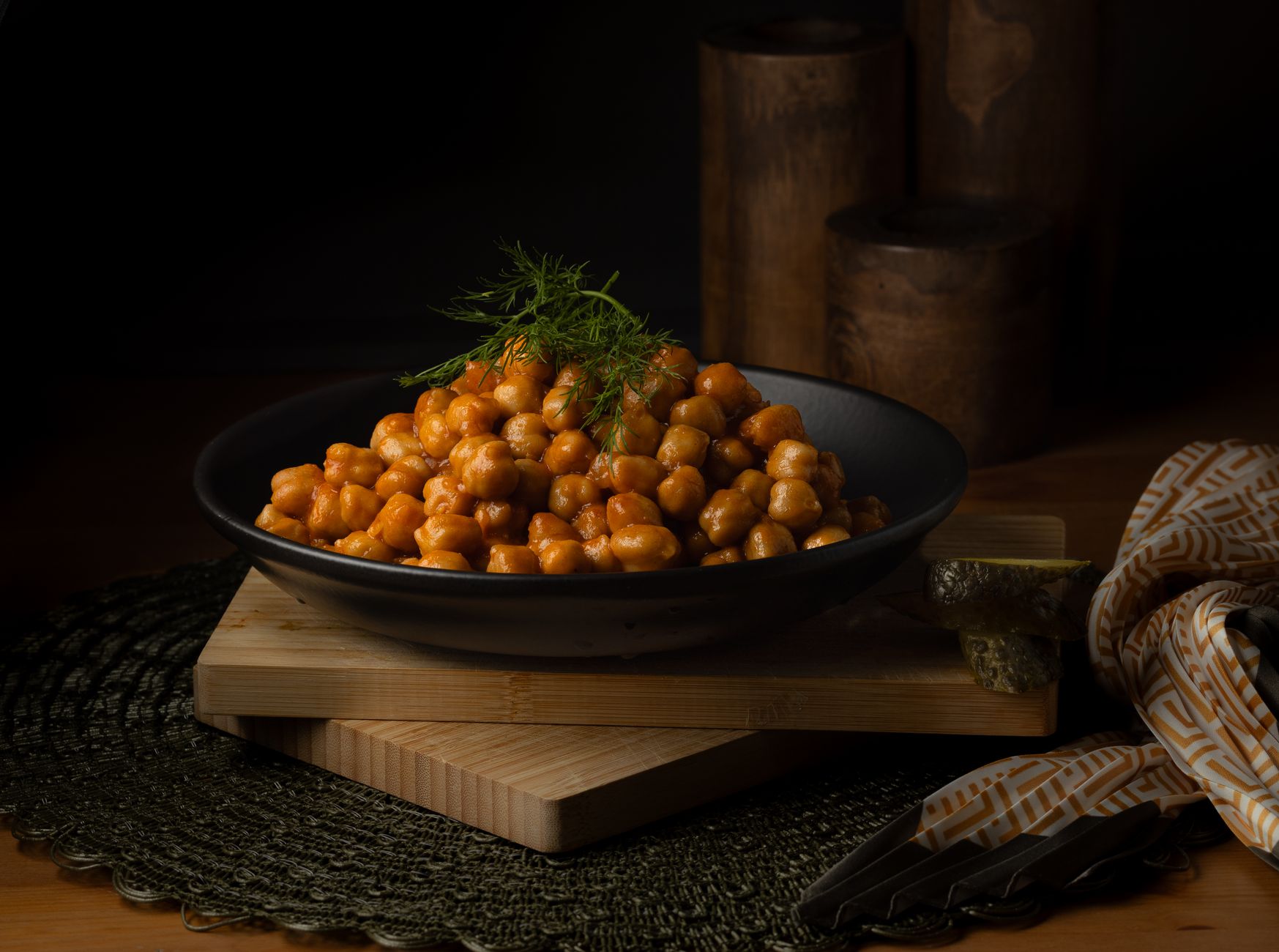 Quick Curried Chick Peas