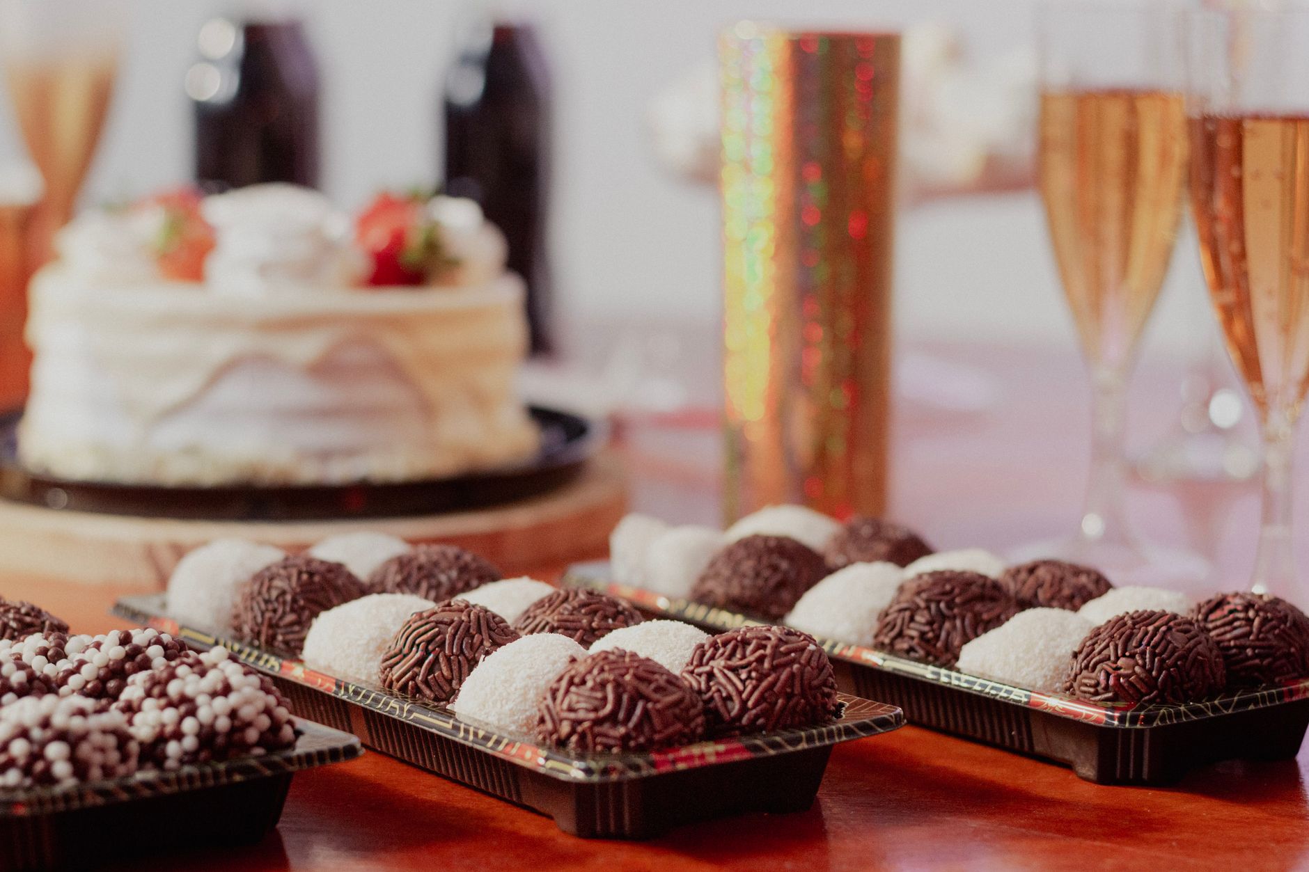Eggnog Truffles