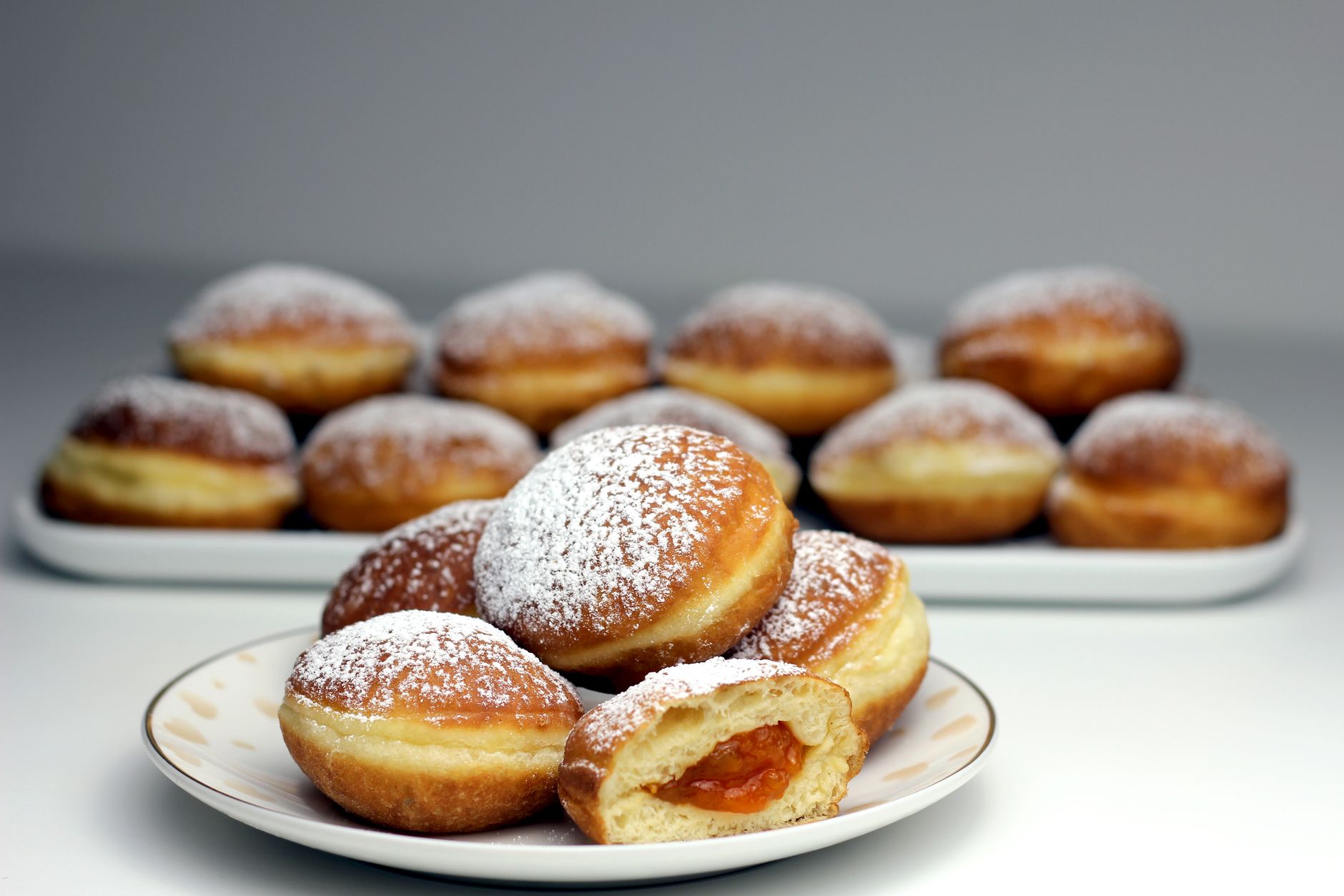 Cream-Filled Doughnuts