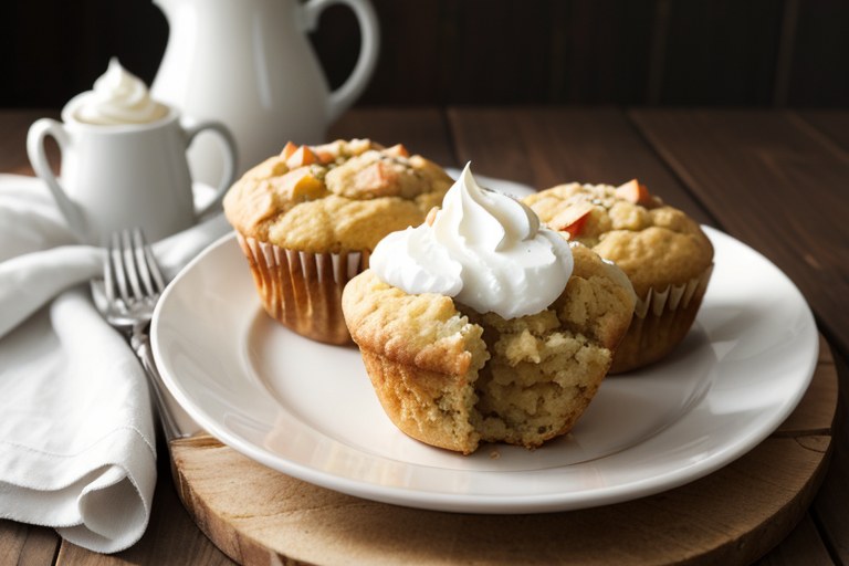 Peaches and Cream Muffins