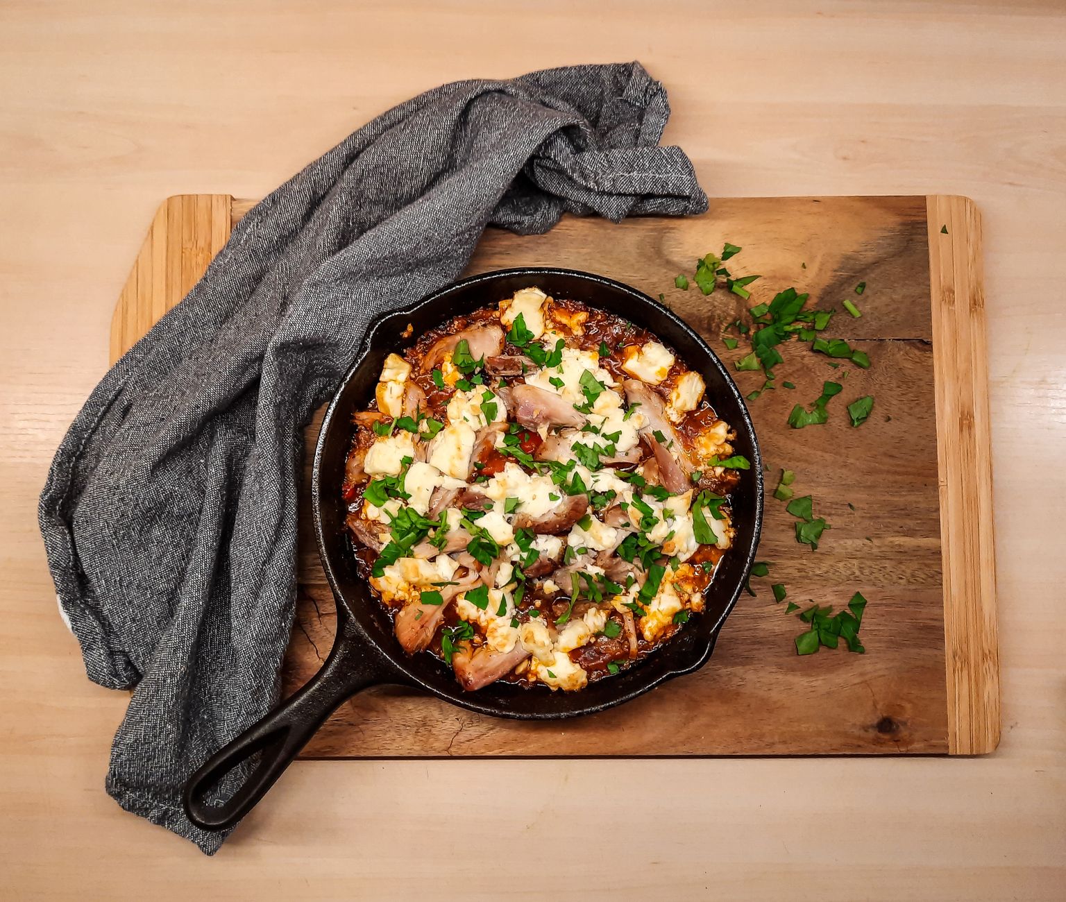 Italian Chicken Skillet Supper