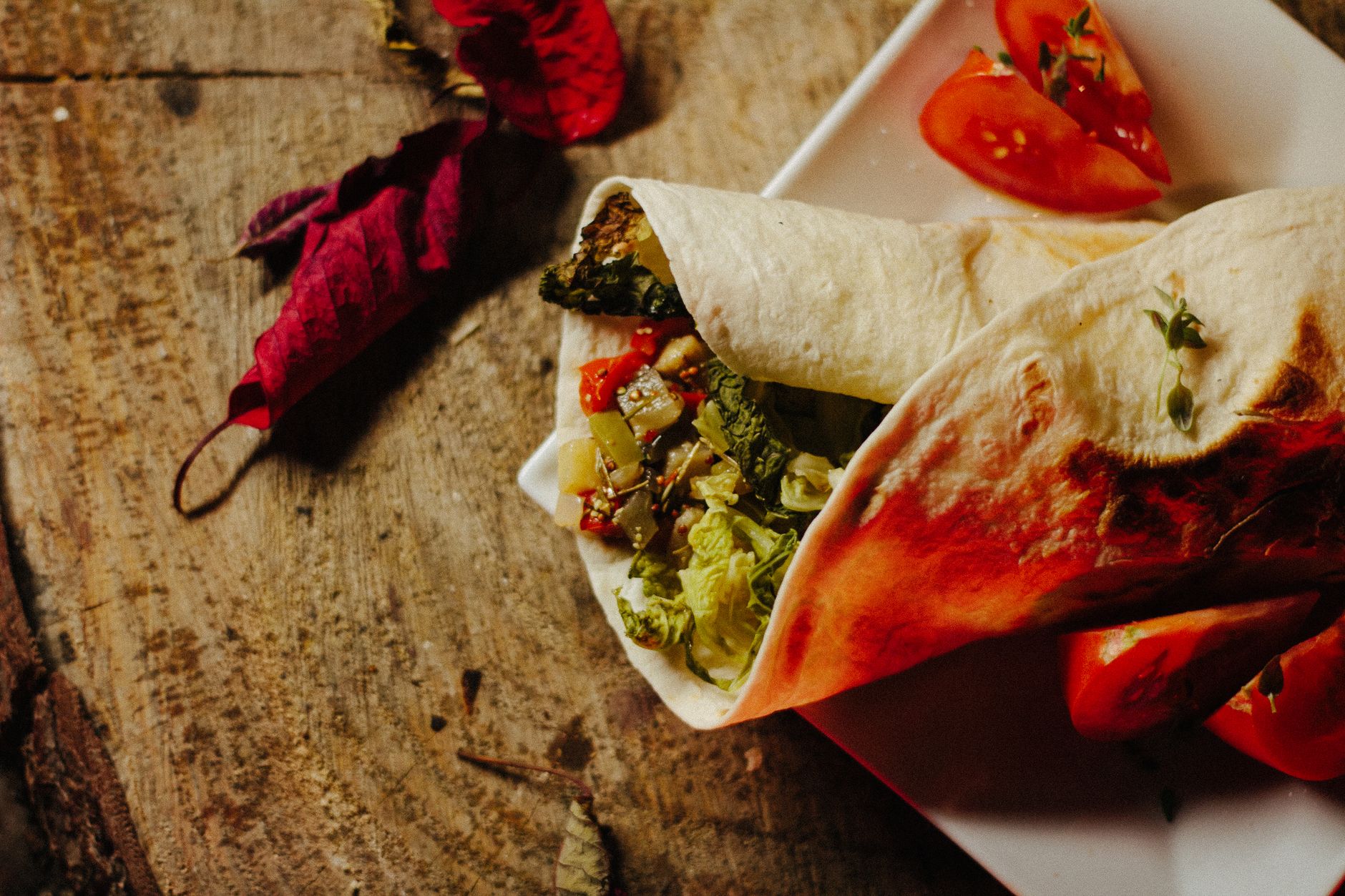 Thanksgiving Leftovers Tortilla Wrap