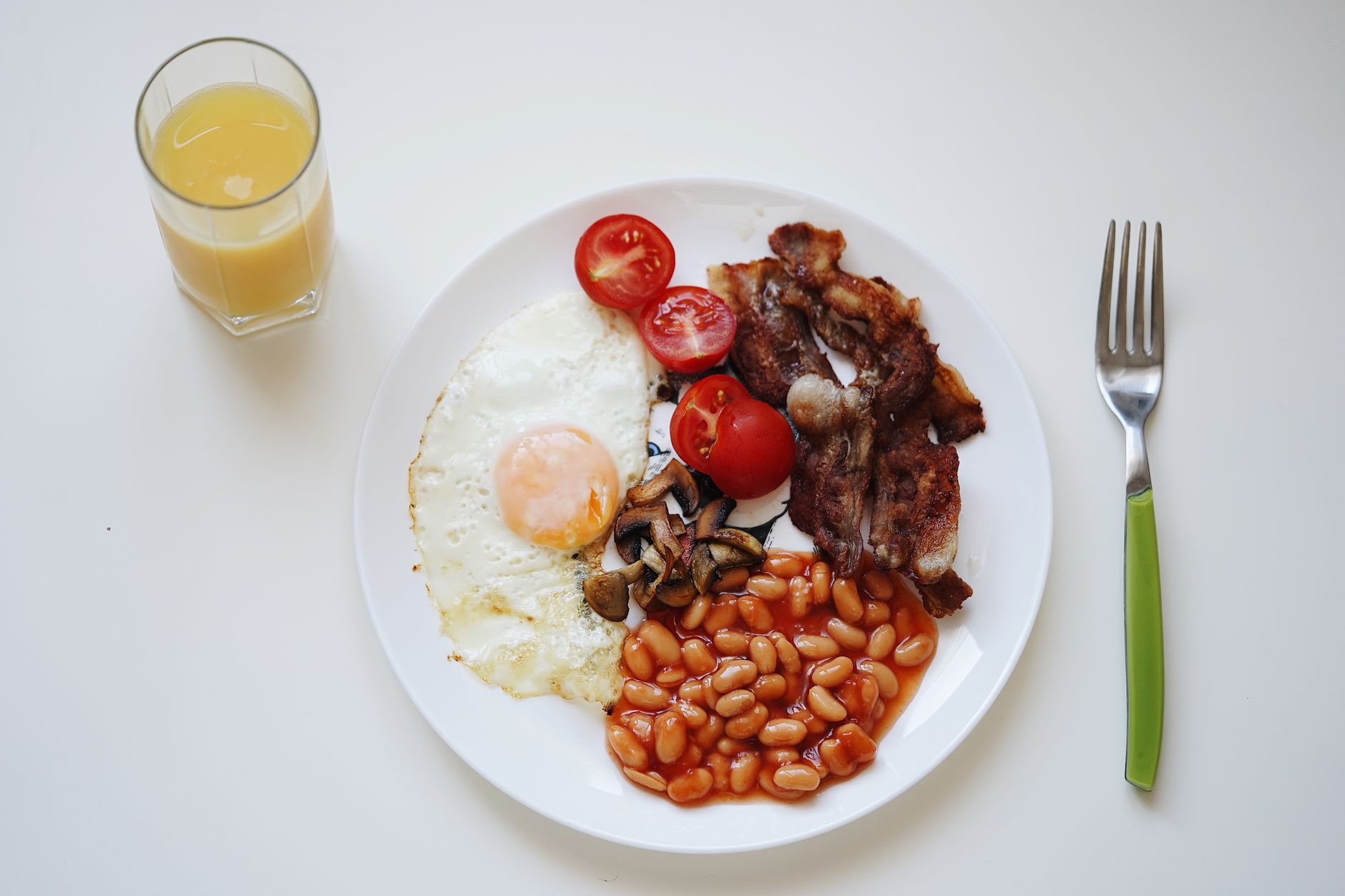 Beans, Bacon & Tomato Bake