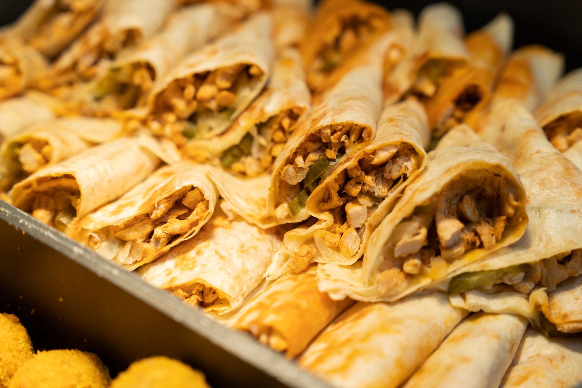 Baked Chicken Chimichangas