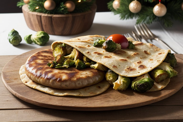 Christmas sausage & veg tortilla
