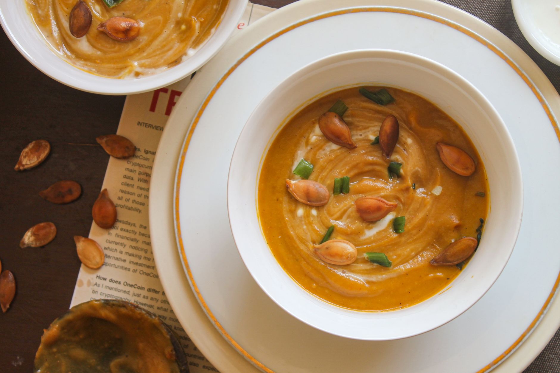 Chicken and Pumpkin Soup
