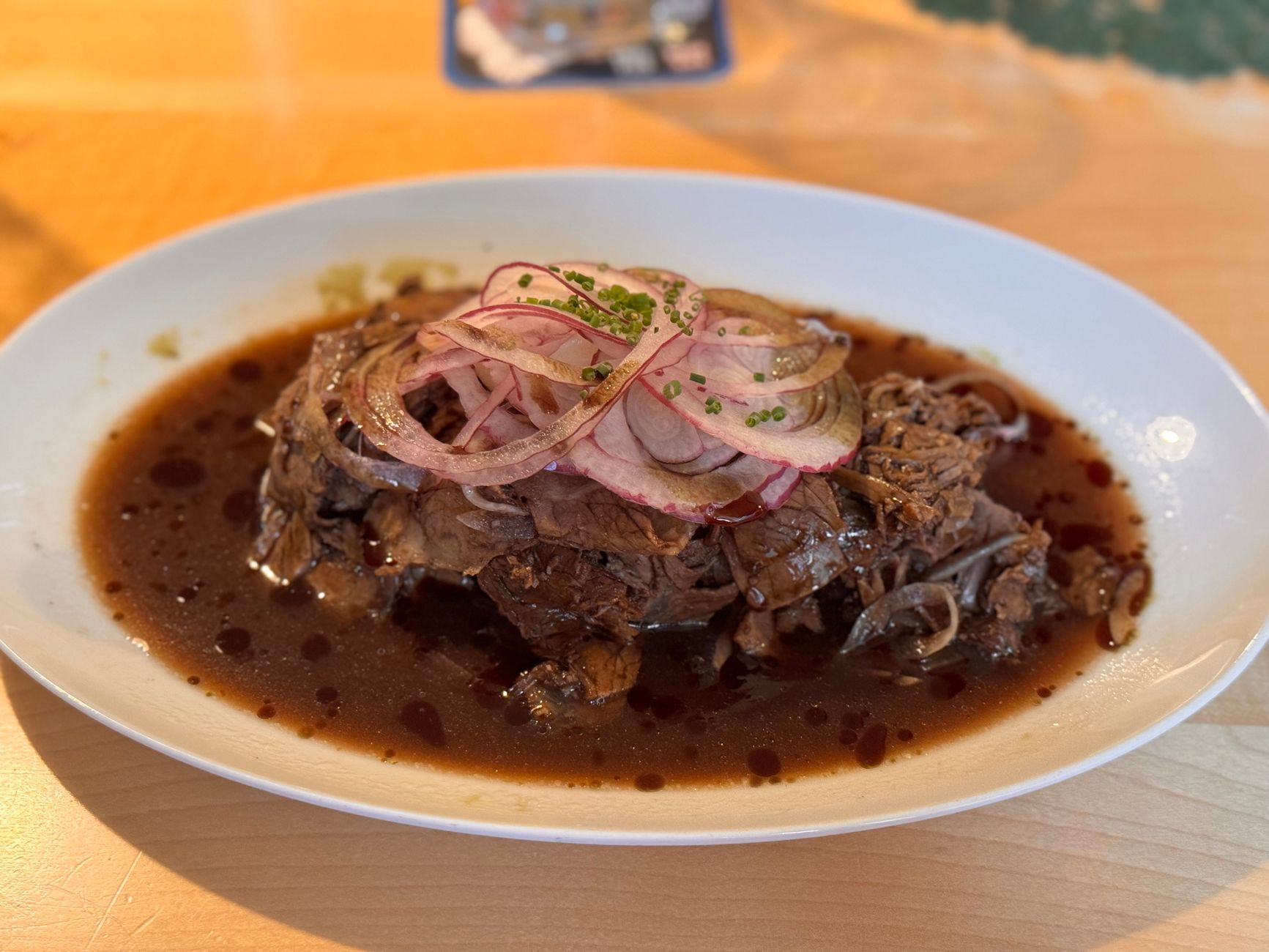 Onion Beef au Jus