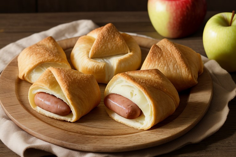 Apple-Gouda Pigs in a Blanket