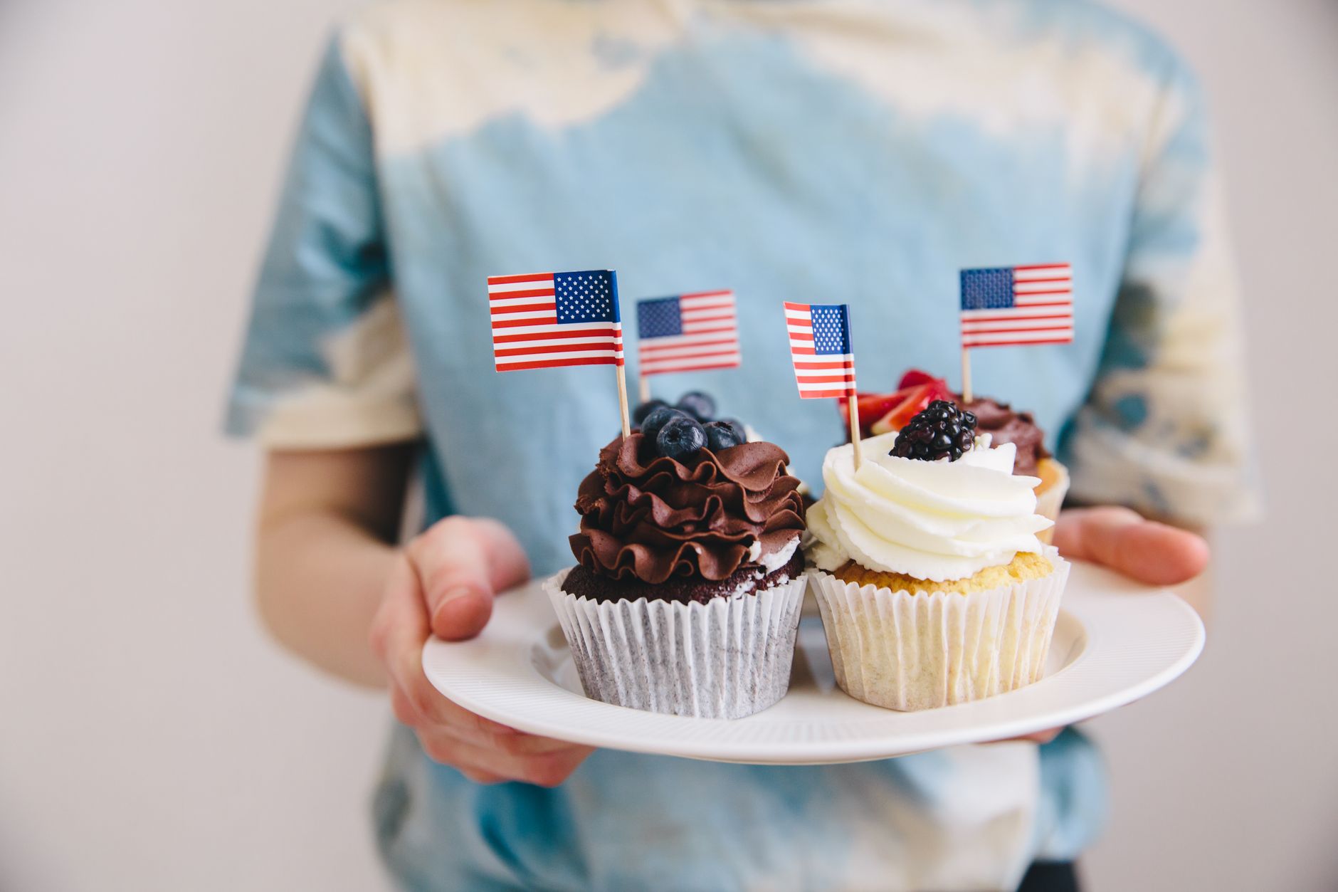 Red, White and Blue Dessert