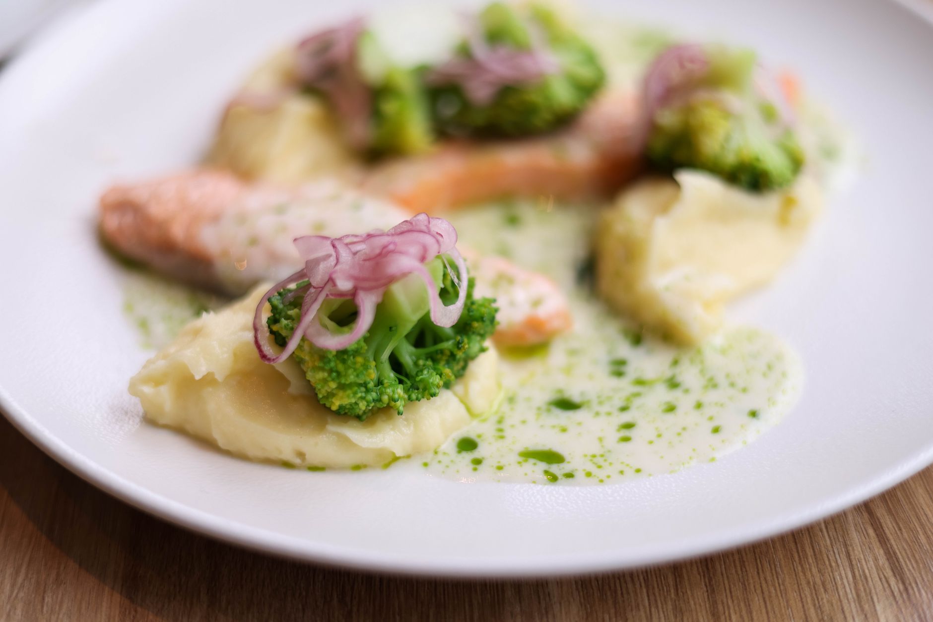 Olive Oil Mashed Potatoes with Pancetta