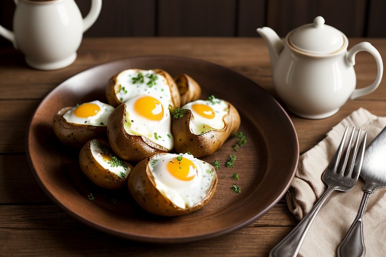 Breakfast Baked Potatoes