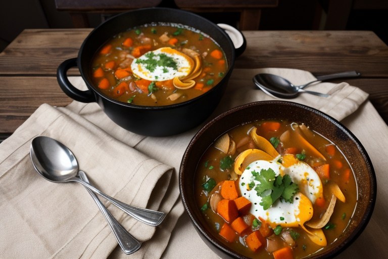 Sweet Potato Tortilla Soup