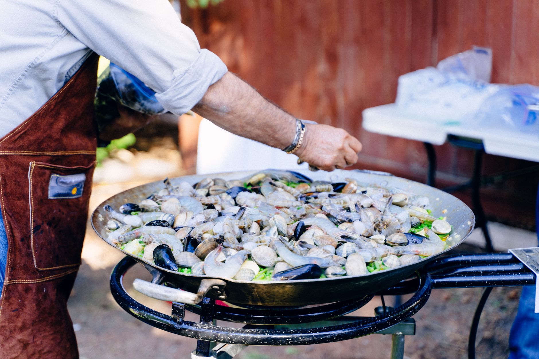 Seafood fideuà