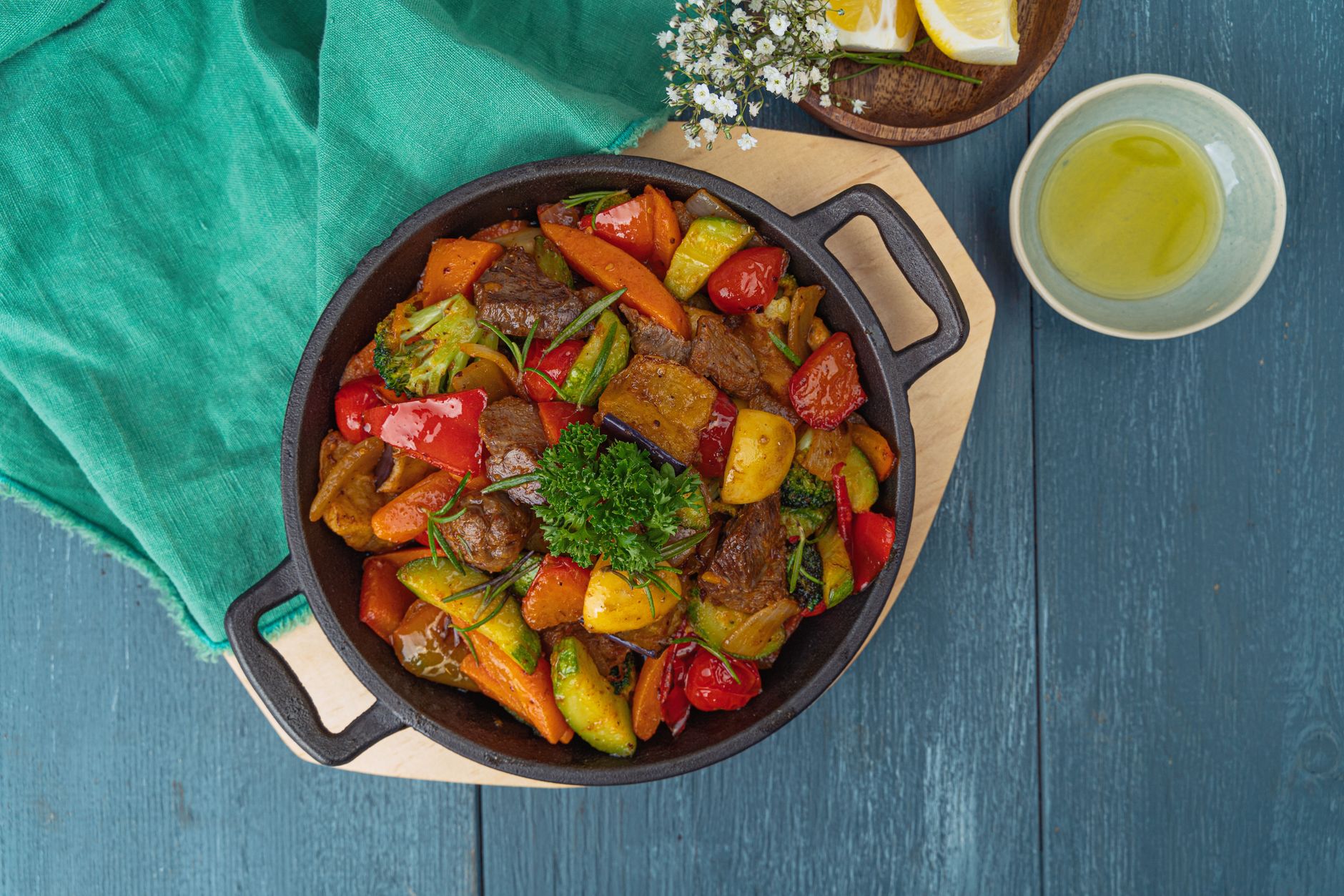 Zucchini Beef Skillet