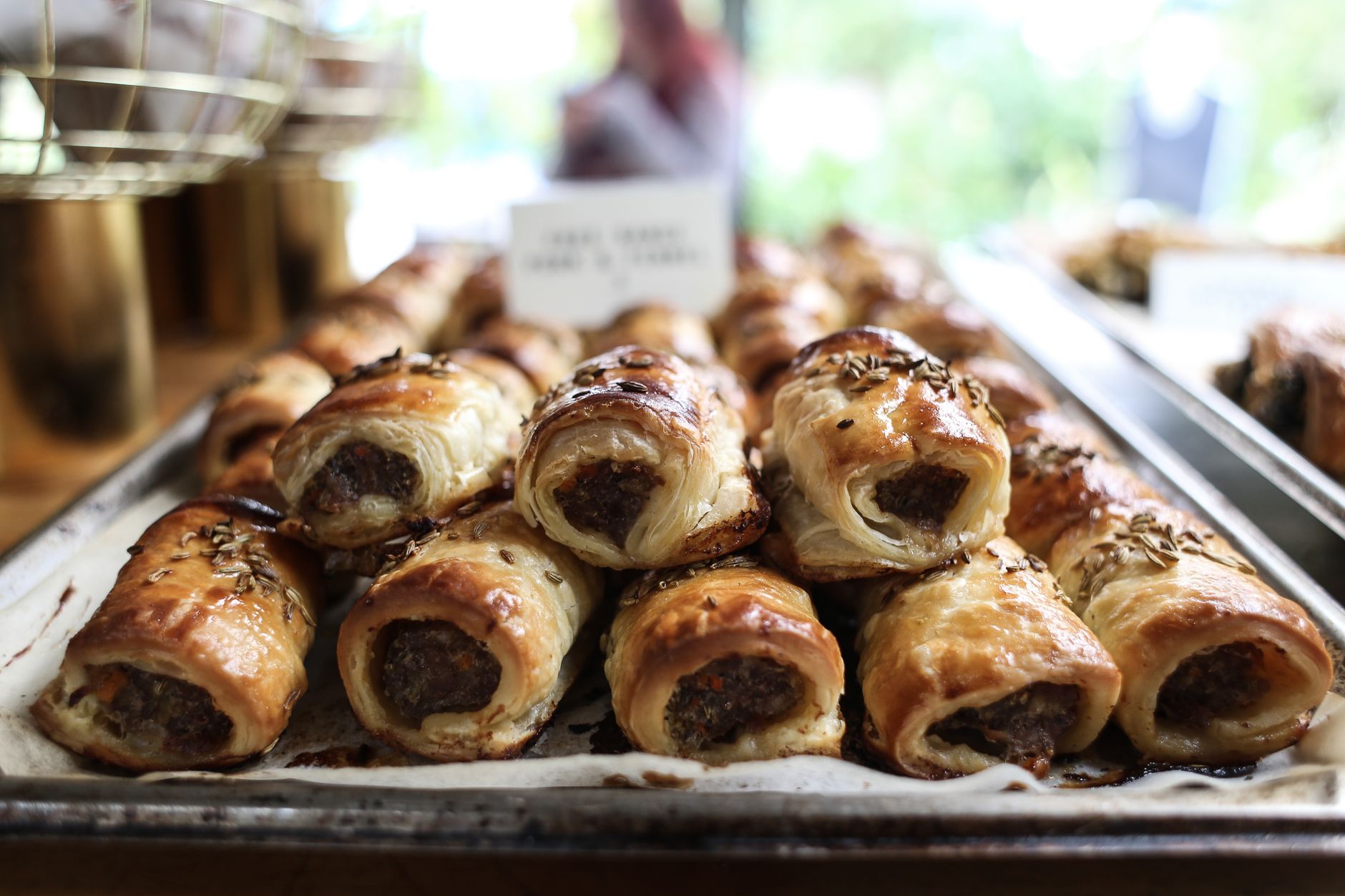 Vegan sausage rolls