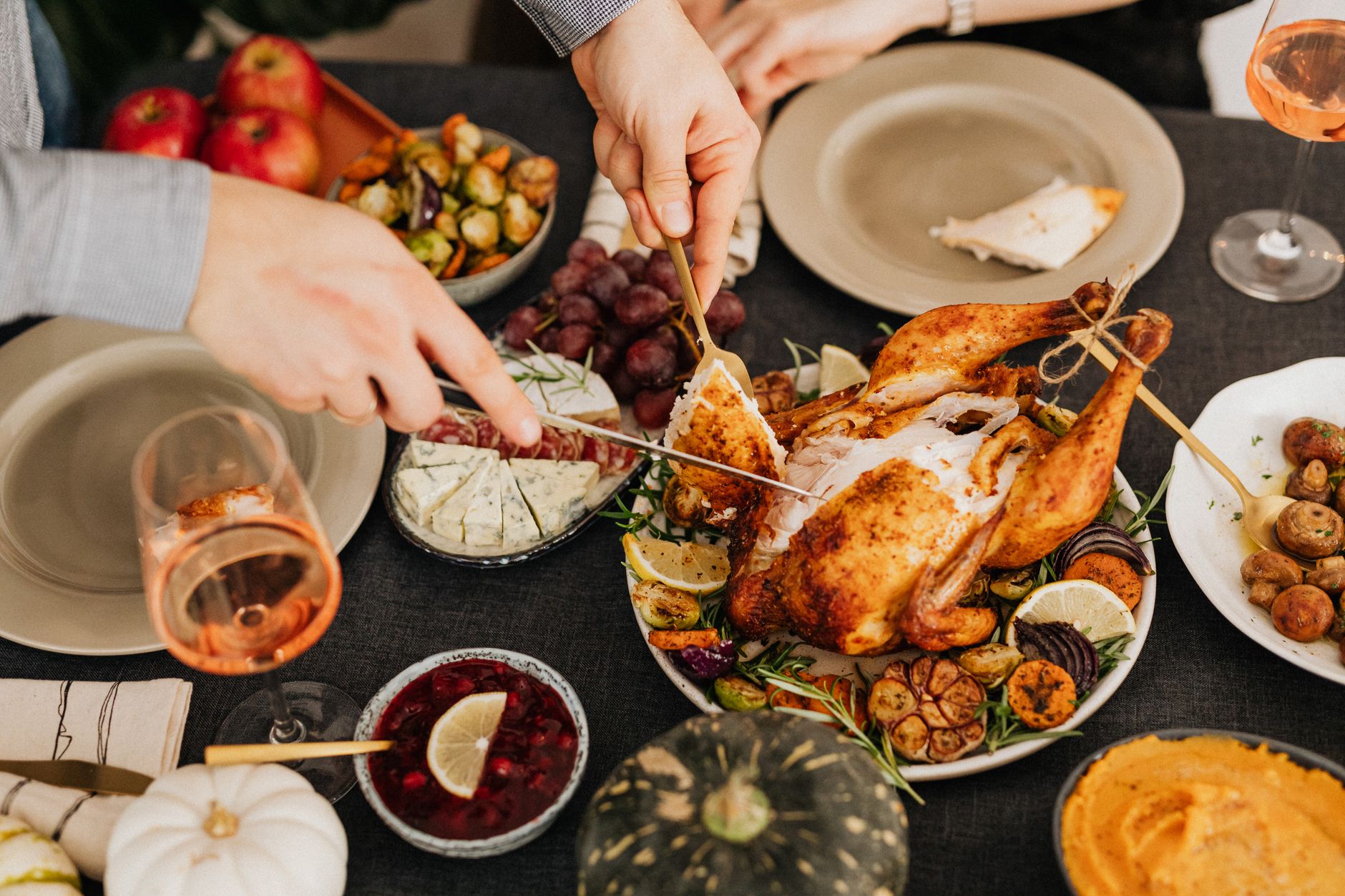 Sheet Pan Cranberry Chicken Dinner