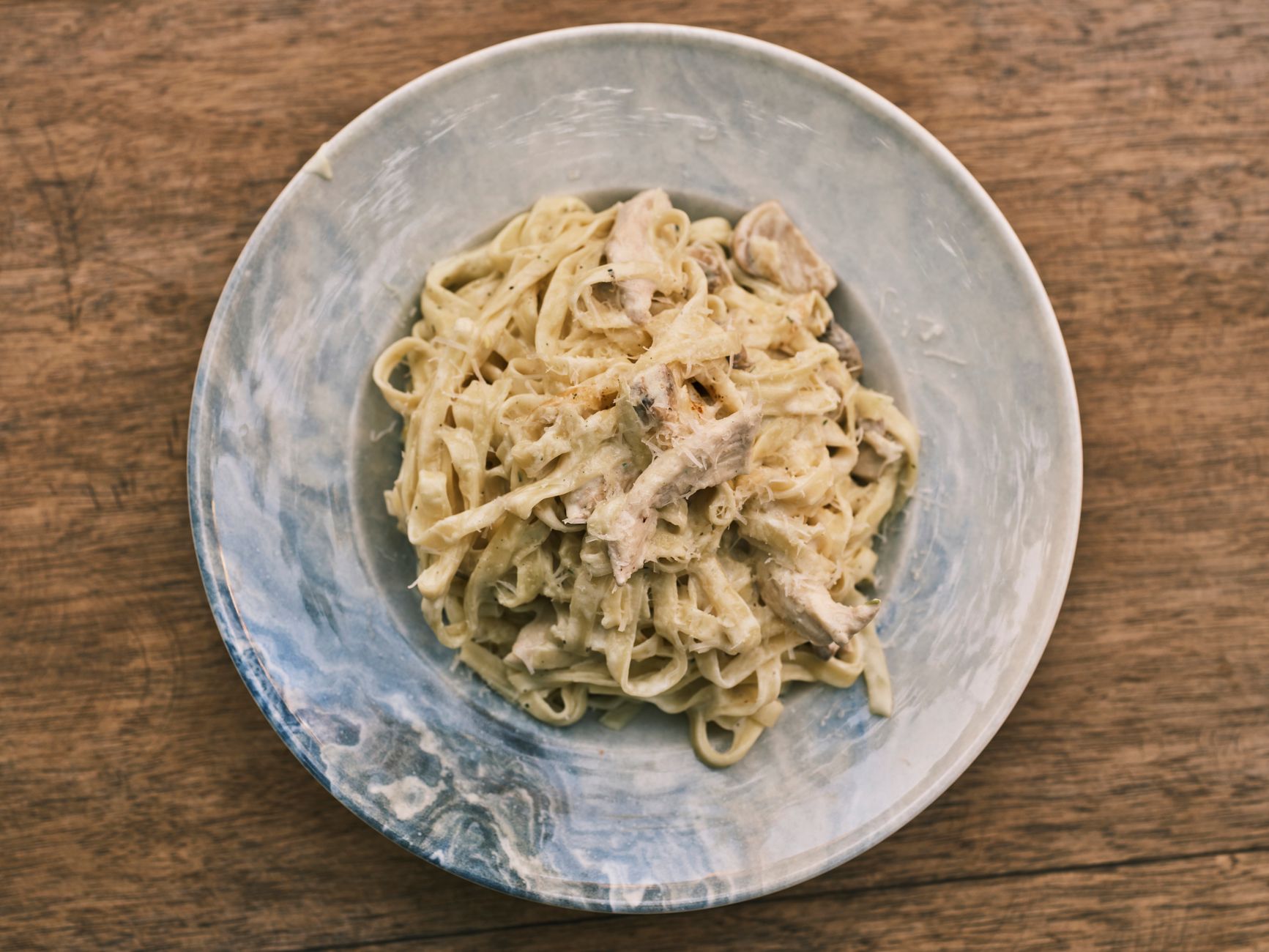 Chicken and Artichoke Fettuccine Alfredo