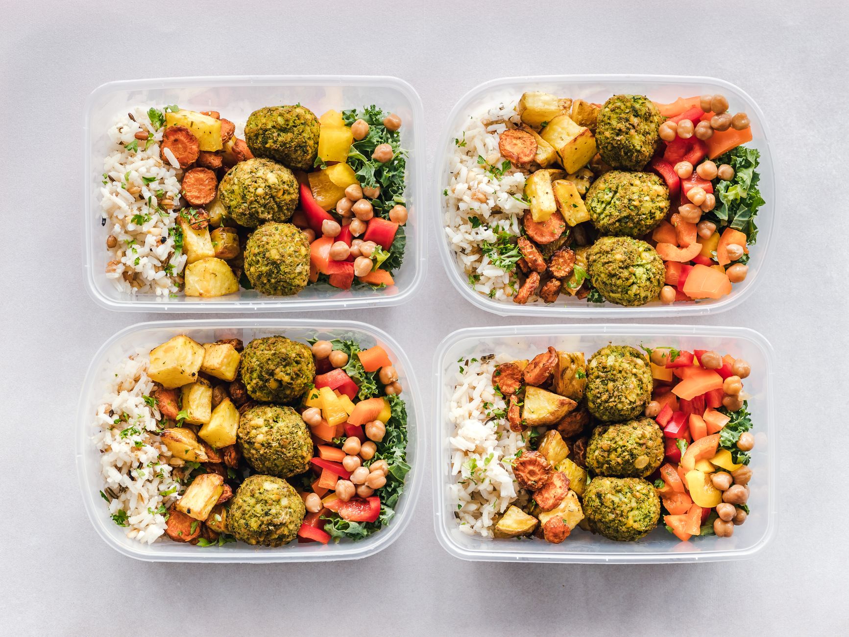 Roasted Vegetable Couscous Meal Prep