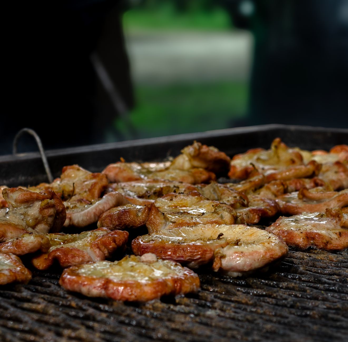 Portuguese barbecued pork (Febras assadas)